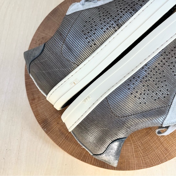 *P448 | John Sneaker in Roccia Suede Leather Low Top Sneakers Size 39/8.5-9 - Picture 16 of 16